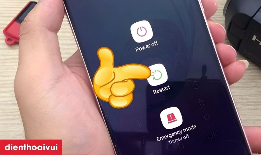 Thử khởi động lại m&aacute;y khi gặp lỗi loa trong