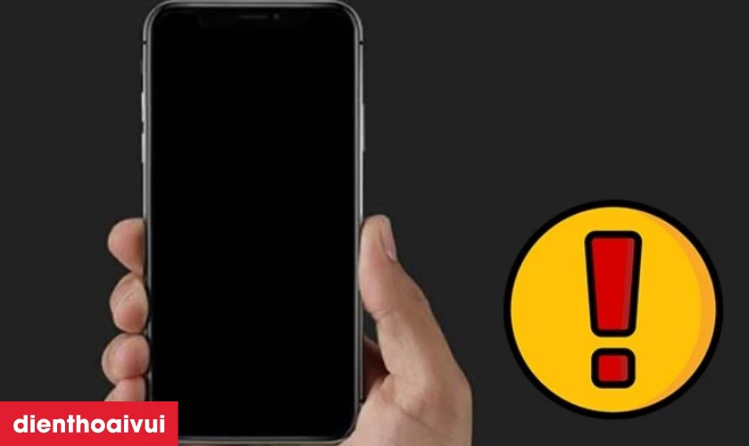 Máy không lên hình dù còn đủ pin