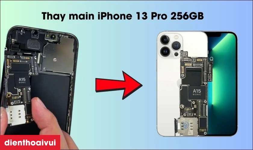 Thay main iPhone 13 128GB uy tín tại Điện Thoại Vui