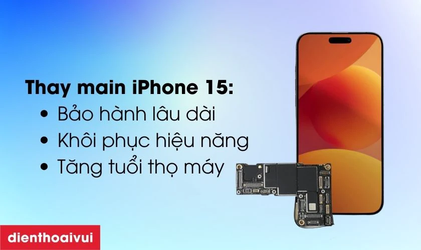 Có nên thay main iPhone 15 Pro Max 512GB không?