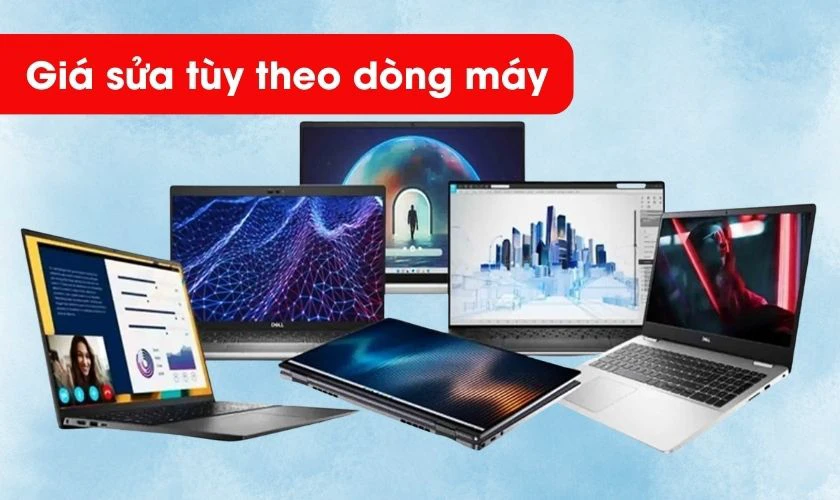 Giá thay main mỗi dòng laptop là khác nhau