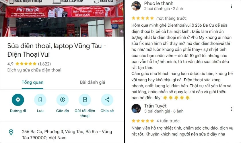 Tiêu chí lựa chọn địa chỉ thay main laptop Vũng Tàu