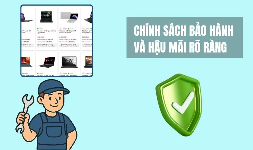 Bảo hành minh bạch thể hiện sự cam kết chất lượng của cửa hàng sửa chữa