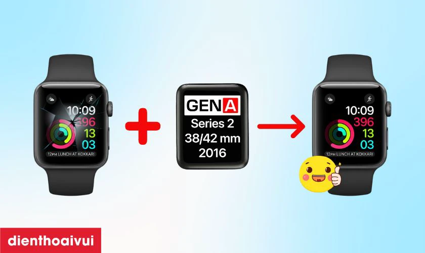 Dịch vụ thay màn hình Apple Watch Series 2 chính hãng GENA là gì?