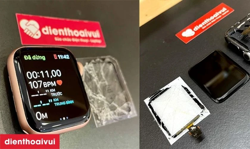 Địa chỉ thay màn hình Apple Watch Series 4 44mm ở đâu uy tín, lấy liền lại TPHCM và Hà Nội