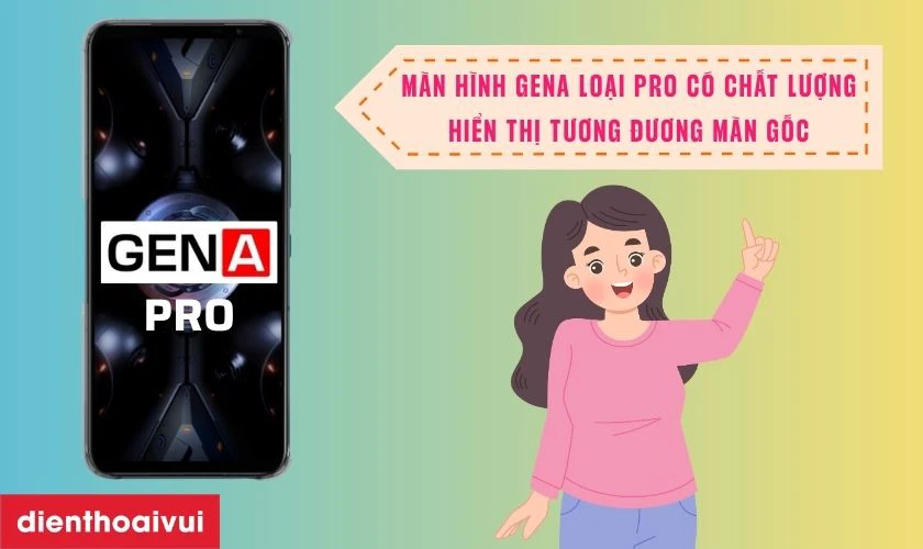 Giới thiệu m&agrave;n h&igrave;nh Asus Rog Phone 5 Ultimate ch&iacute;nh h&atilde;ng GENA loại Pro