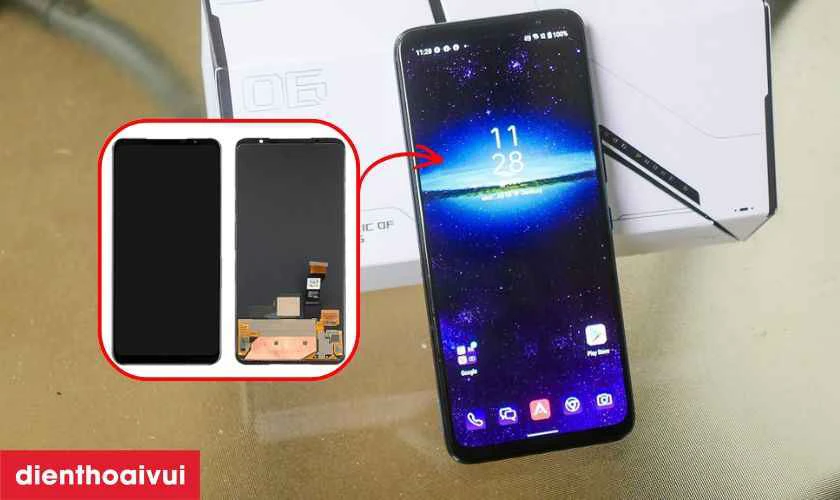 Thay m&agrave;n h&igrave;nh Asus Rog Phone 6 Pro c&oacute; ảnh hưởng g&igrave; kh&ocirc;ng?
