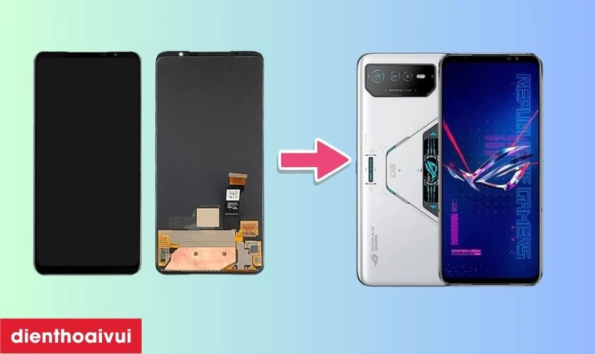 Thay m&agrave;n h&igrave;nh Asus Rog Phone 6D cần lưu &yacute; g&igrave;?
