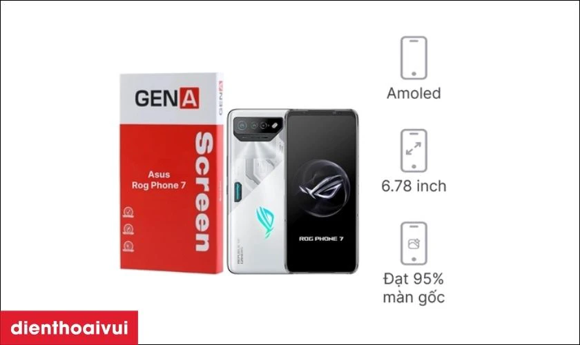 M&agrave;n h&igrave;nh Asus Rog Phone 7 ch&iacute;nh h&atilde;ng GENA loại Pro l&agrave; g&igrave;?