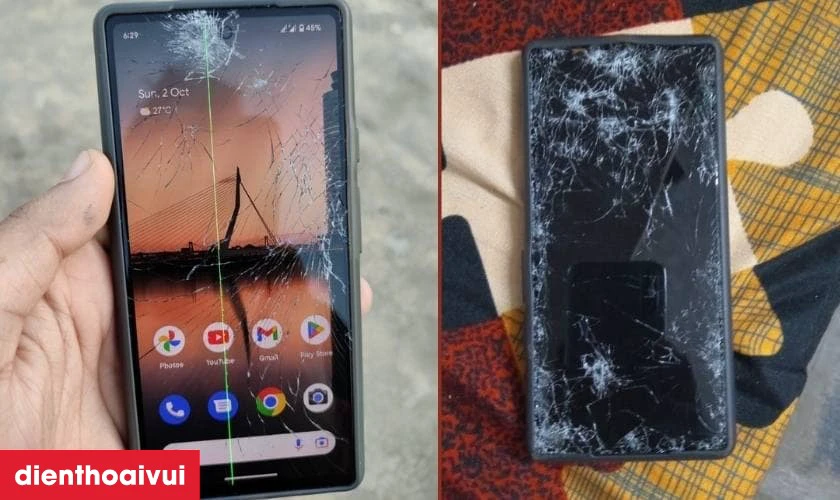 thay m&agrave;n h&igrave;nh google pixel 6 ch&iacute;nh h&atilde;ng