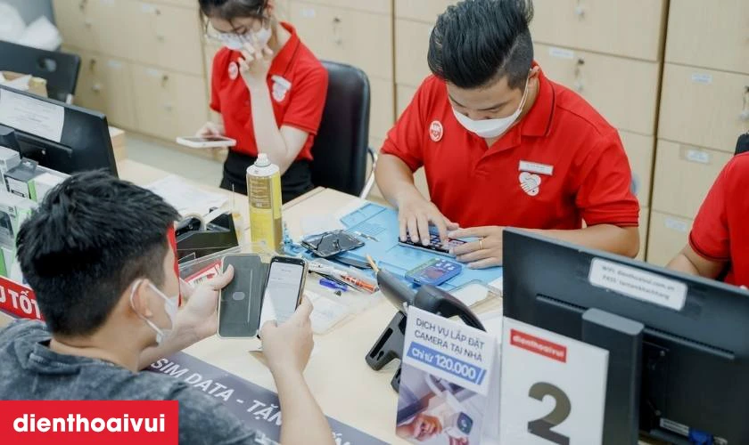 Quy tr&igrave;nh thay m&agrave;n h&igrave;nh Google Pixel 6 chuy&ecirc;n nghiệp tại Điện Thoại Vui