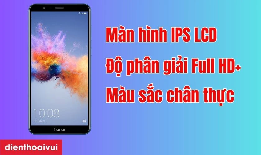 Huawei Honor 7X được trang bị màn hình IPS LCD 5.93 inch
