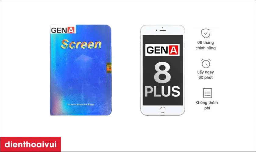 Màn hình GENA loại Pro thay cho iPhone 8 Plus chính hãng có tốt không?