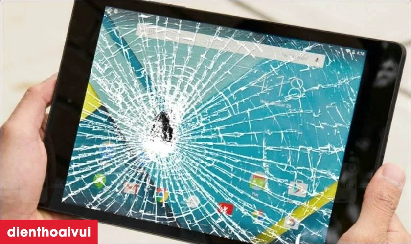 Dấu hiệu nhận biết khắc phục lỗi màn hình cho iPad