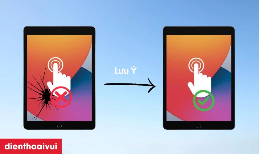 Lưu ý khi thay màn hình iPad Gen 8 chính hãng