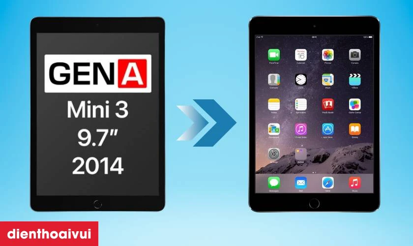 Màn hình chính hãng GENA thay cho iPad Mini 3 có tốt không