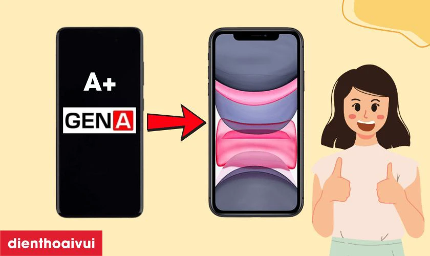 Có nên thay màn hình iPhone 11 GENA loại A+ không?