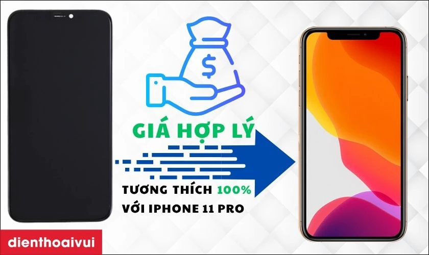 Có nên thay màn hình 11 Pro hãng GENA loại A+ không?