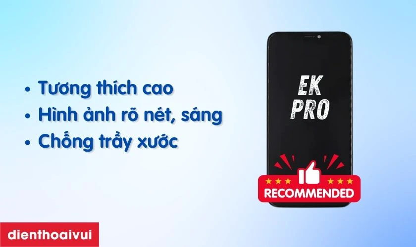 Màn hình EK PRO thay cho iPhone 11 Pro Max có tốt không?