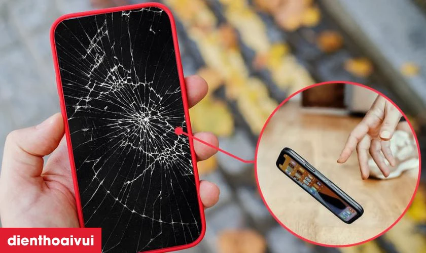 Nguyên nhân màn hình iPhone 13 bị hư hỏng