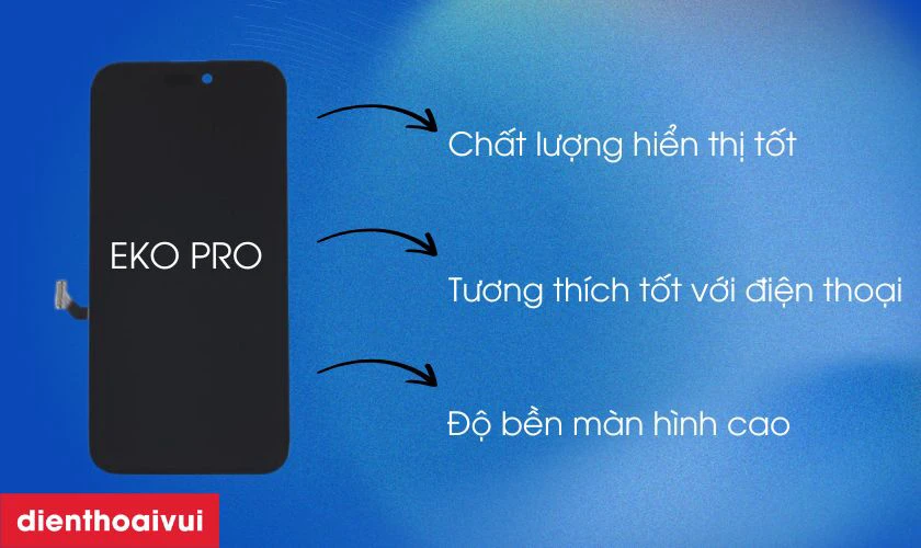 Màn hình chính hãng EK PRO thay cho iPhone 15 Plus có tốt không?