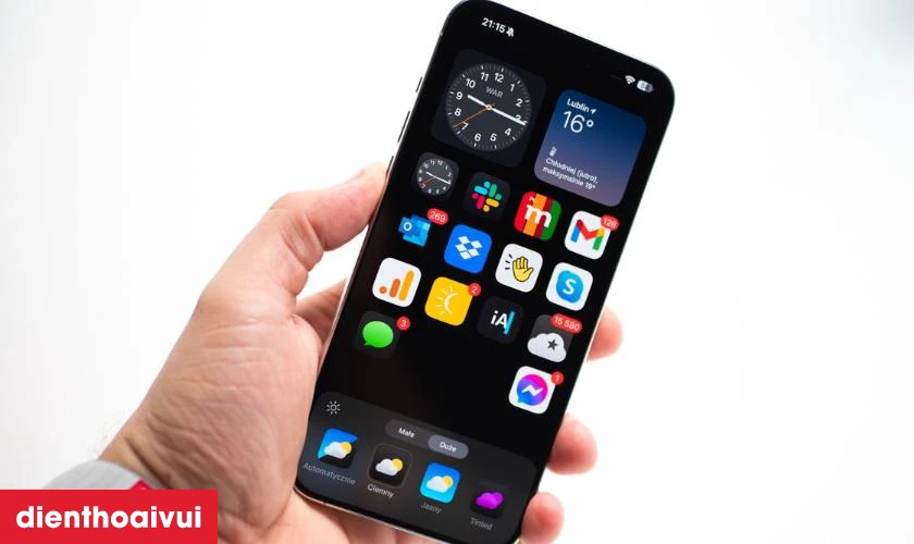 Màn hình GENA loại Pro thay cho iPhone 16 có tốt không