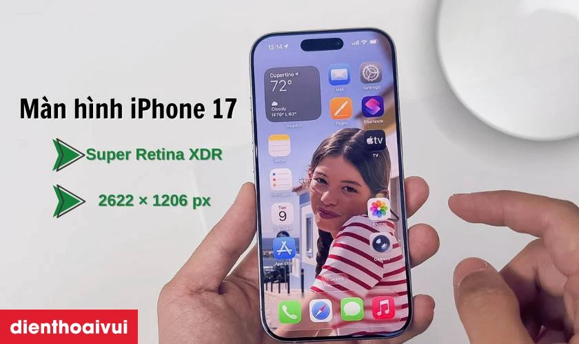 Thay m&agrave;n h&igrave;nh iPhone 17 ch&iacute;nh h&atilde;ng GENA loại Pro