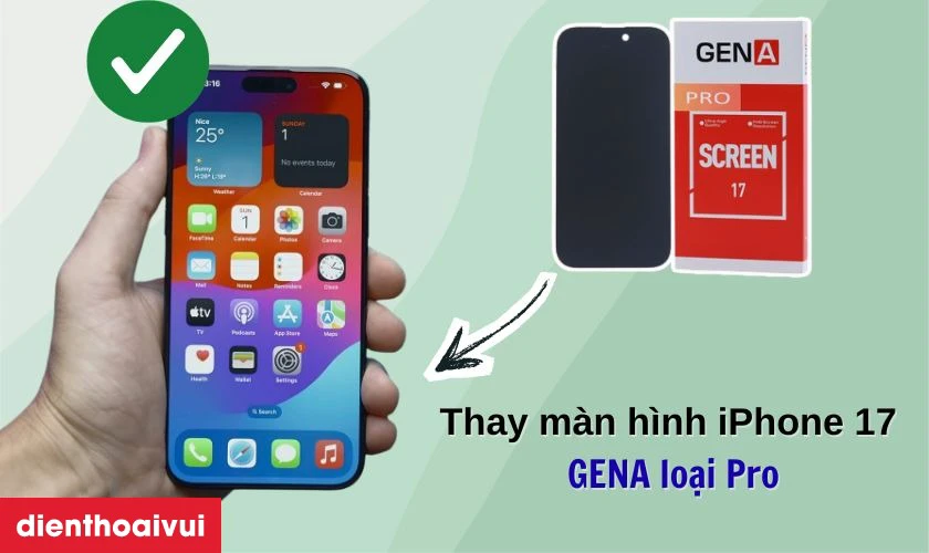 C&oacute; n&ecirc;n thay m&agrave;n h&igrave;nh iPhone 17 kh&ocirc;ng