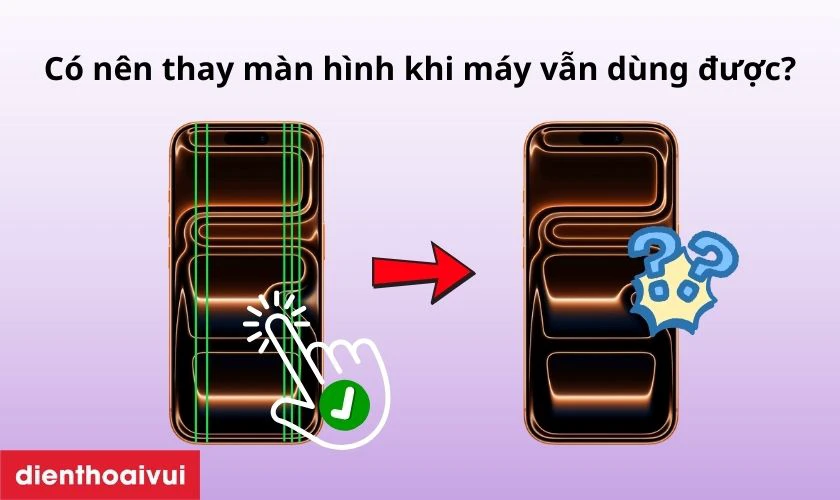 C&oacute; n&ecirc;n thay m&agrave;n h&igrave;nh iPhone 17 Pro Max khi m&aacute;y vẫn d&ugrave;ng được?