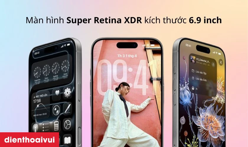 Thay m&agrave;n h&igrave;nh iPhone 17 Pro Max ch&iacute;nh h&atilde;ng GENA loại Pro