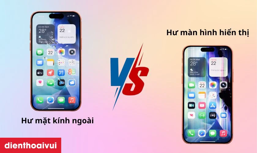 Ph&acirc;n biệt điện thoại iPhone 17 Pro Max hư hỏng m&agrave;n h&igrave;nh hay mặt k&iacute;nh cảm ứng