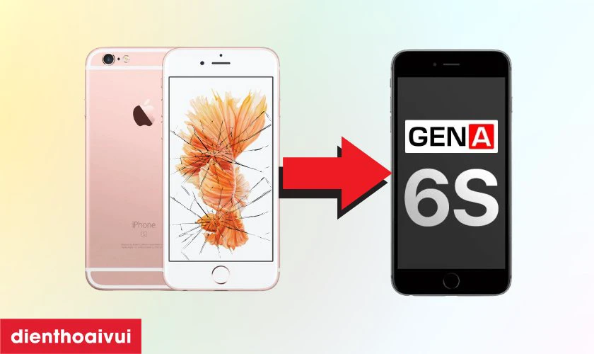Có nên thay màn hình iPhone 6S chính hãng GENA loại Pro không?