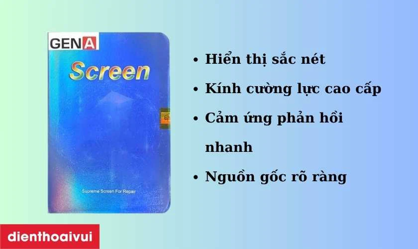 Màn hình chính hãng GENA loại Pro thay cho iPhone 6S Plus có tốt không?