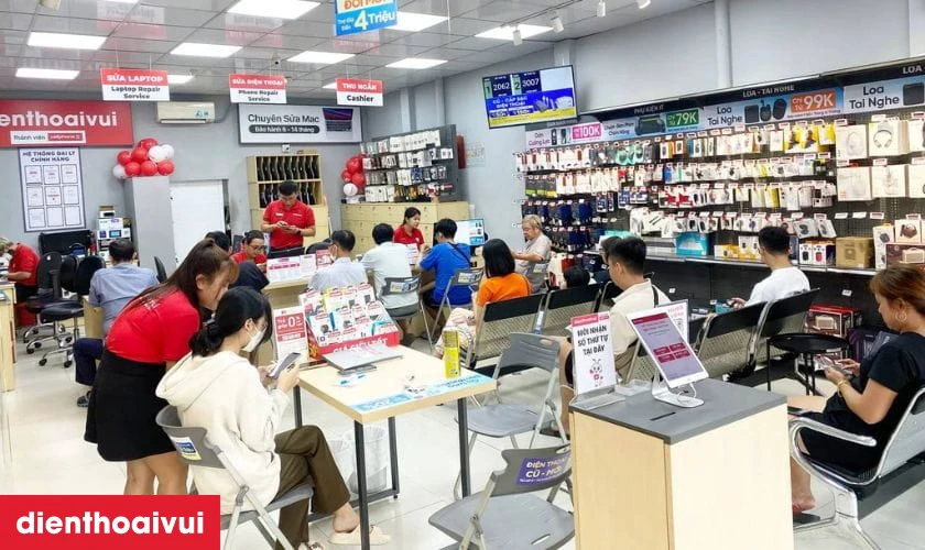 Quy tr&igrave;nh thay m&agrave;n h&igrave;nh iPhone Air chuy&ecirc;n nghiệp lấy liền tại Điện Thoại Vui