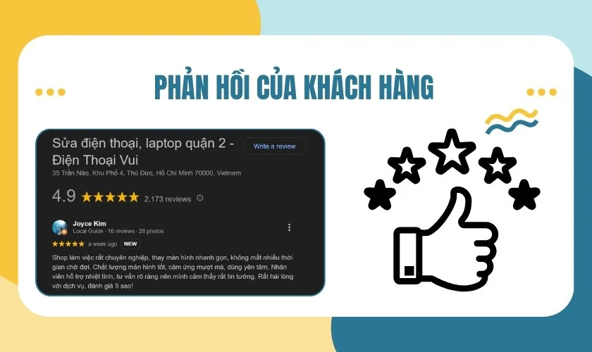 Phản hồi của khách hàng và uy tín trên thị trường