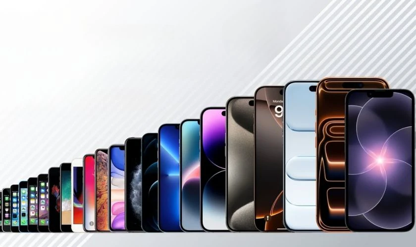 Dòng iPhone khác nhau có giá thay màn hình khác nhau