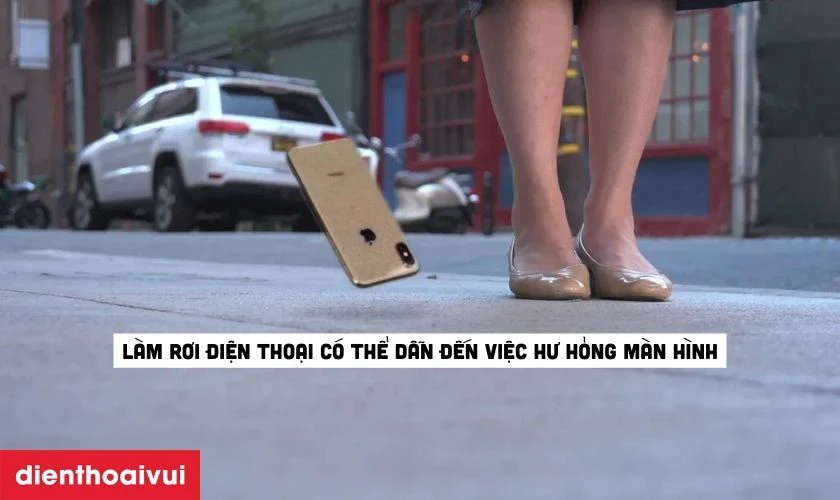 Nguyên nhân màn hình iPhone XS hư hỏng