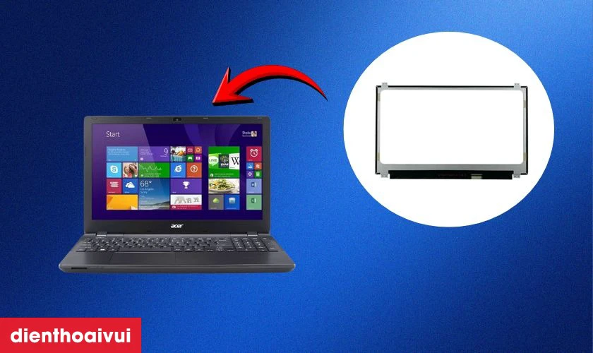Laptop Acer bị hỏng m&agrave;n h&igrave;nh - n&ecirc;n sửa hay thay mới?