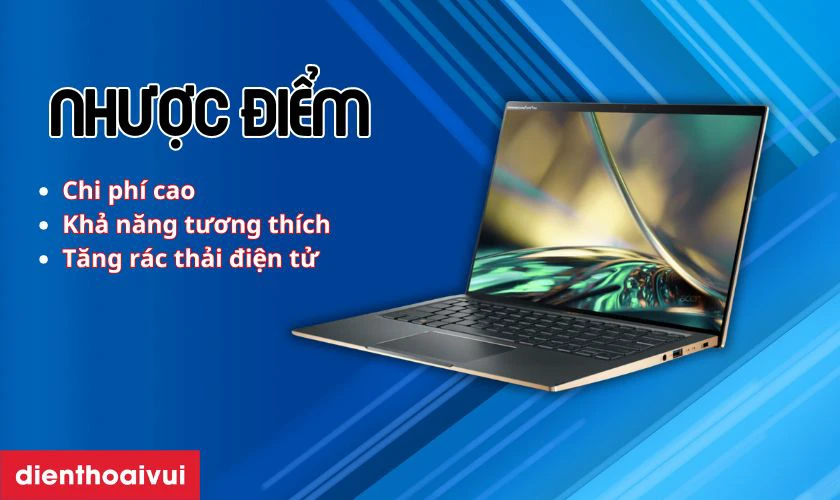 Nhược điểm thay màn hình