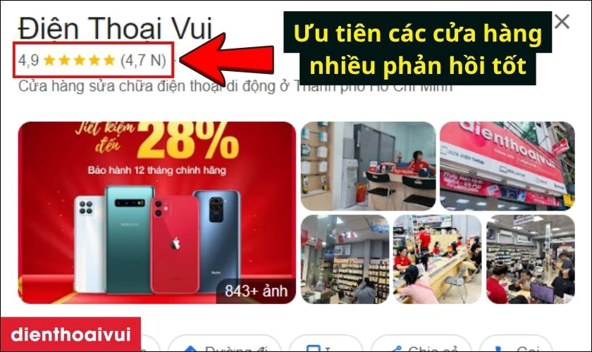 Ưu ti&ecirc;n trung t&acirc;m sửa chữa c&oacute; thương hiệu, l&acirc;u năm