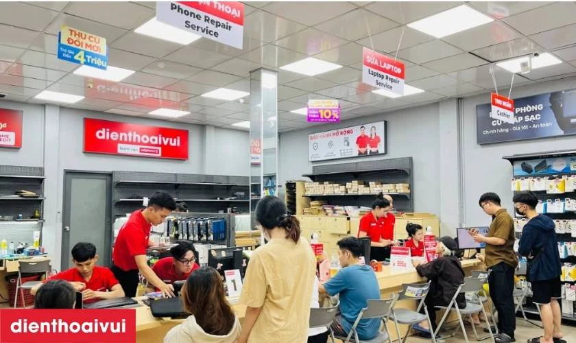 Quy trình thay màn hình laptop Asus tại Điện Thoại Vui