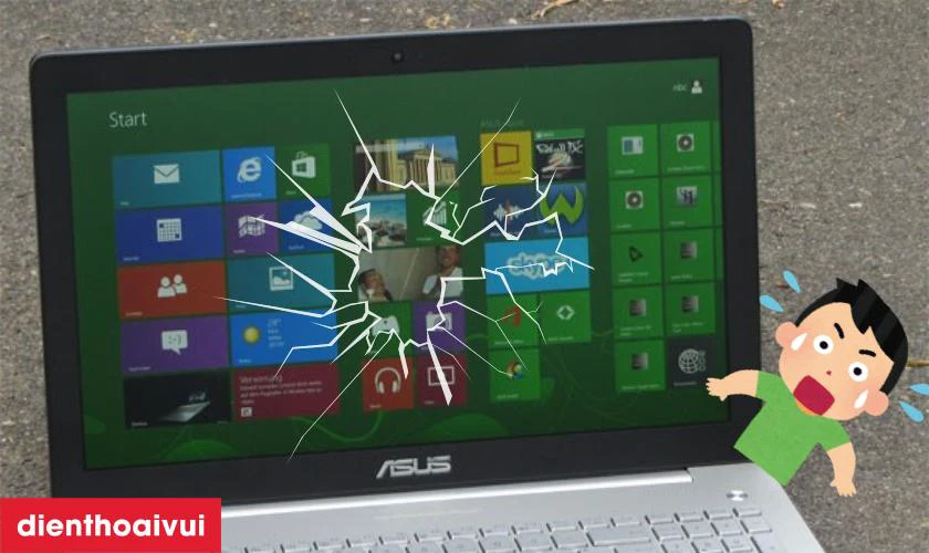 Nguy&ecirc;n nh&acirc;n cần thay m&agrave;n h&igrave;nh laptop Asus N550J