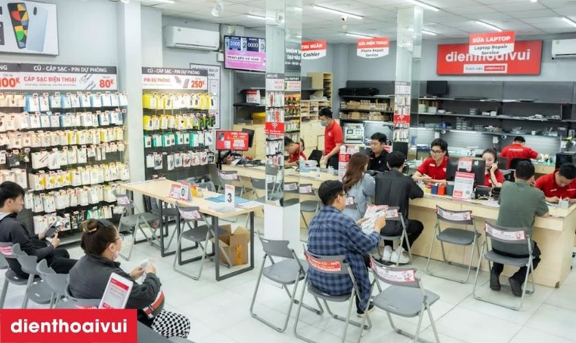 Quy trình thay màn hình laptop Asus giá tốt, lấy liền tại Điện Thoại Vui