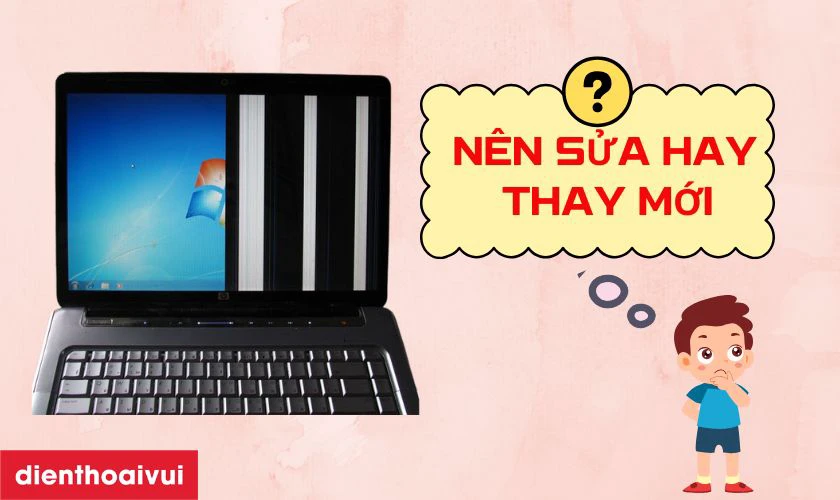 Laptop Asus bị hỏng m&agrave;n h&igrave;nh, n&ecirc;n sửa hay thay mới?