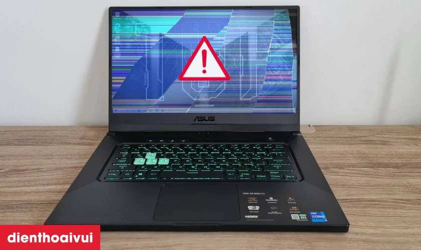 Dấu hiệu cần thay màn hình laptop Asus TUF DASH F15 FX516PC