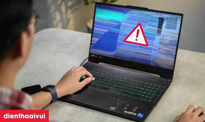 Dấu hiệu cần thay màn hình laptop Asus TUF DASH F15 FX516PC