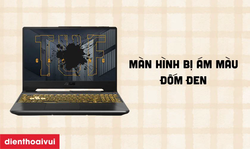 Dấu hiệu cần thay m&agrave;n h&igrave;nh laptop Asus TUF Gaming FX506