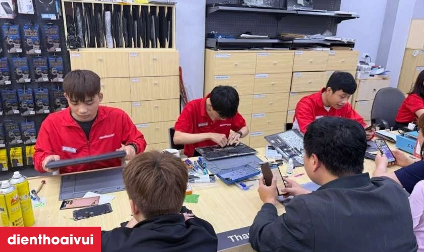 Quy tr&igrave;nh thay m&agrave;n h&igrave;nh laptop Asus VivoBook Max X705 lấy liền tại Điện Thoại Vui