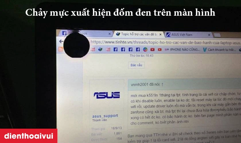 Thay m&agrave;n h&igrave;nh laptop Asus VivoBook S14