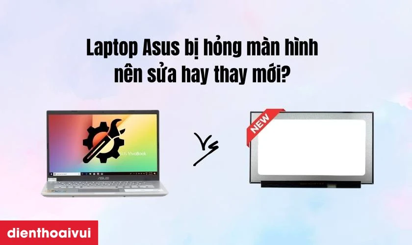 Thay m&agrave;n h&igrave;nh laptop Asus VivoBook X409